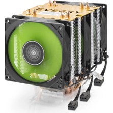 Pileli Store Pilelistore Cpu Işlemci Kule Tipi Soğutucu 600 Serisi Üç Fanlı 6 Bakır Borulu ND2605