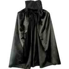 Pileli Store Siyah Renk Yakalı Halloween Pelerini 90 cm