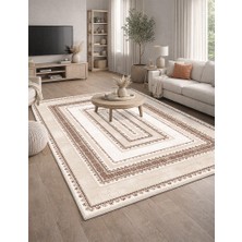 Lioara Home Modern Desen Dijital Baskılı Halı – Kaymaz Taban, Leke Tutmaz, Salon & Oturma Odası Için