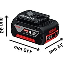 Cekar Store Bosch Professional Gba 18 Volt 5,0 Ah Li-Ion Akü          [enerji Sınıfı A+]