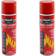 Cekar Store 2 Adet Yangın Söndürücü Sprey 500ML Ev & Ofis & Oto Araç Ateş Boğucu Köpük Tabaka Oluşturur