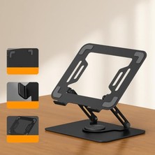 Cekar Store Mcstorey Taşınabilir Katlanabilir Ayarlanabilir Laptop Standı – Alüminyum, Ergonomik Dizüstü Bilgisayar Yükseltici, Kademeli Yükseklik Ayarı, Tüm Laptoplar Için Uyumlu 10 Inç-17 Inç Siyah