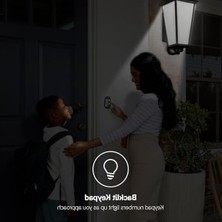 Cekar Store Yale Akıllı Tuş Takımı 2, Parmak Izi Ünitesi, 05/303000/BL, Siyah, Yale Akıllı Cihazlarıyla Uyumlu, Anahtarsız Giriş, Kendin Yap Kurulum, Kişisel Giriş Kodu, Parmak Izi Girişi, Aydınlatmalı Tuş Takımı