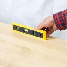 Cekar Store Aee® Portatif Mini Su Terazisi 23 cm – 3 Gözlü Torpedo Level | Profesyonel Inşaat Ölçüm Aleti | Dayanıklı ve Hassas Ölçüm Için Kompakt Su Terazisi