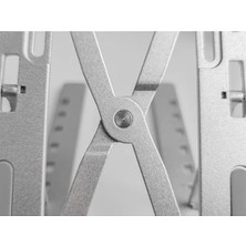 Cekar Store Taşınabilir Laptop Stant Bilgisayar Stant Notebook Stant Tüm Laptoplarla Uyumlu Bilgisayar Standı Taşınabilir Metal Kaymaz Stant Dizüstü Bilgisayar Stantları Stantı