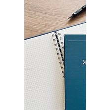 Cekar Store Fark Tanıtım Sert Mukavva Kapaklı Spiralli 80 Yaprak Kareli A5 Not Defteri, Not Defteri, Okul Defteri, 8 Farklı Renk Seçeneği, Ofis Için Ideal, Planlayıcı (Lavander Kapak Rengi)