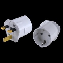 Cekar Store 529630 Ingiliz Erkek Fişli Seyahat Adaptörü Ingiltere Arabistan Umre Hac Fişi Çevirici Priz Dönüştürücü