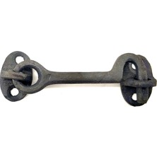 Uslucan Alışveriş Antika Tarz Dekoratif Pirinç Maymuncuk Çengeli - 8,5cm, Oksit