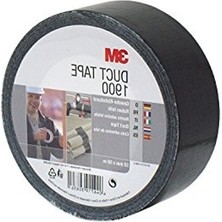 Cekar Store Dokuma Yapışkan Bant 1900, Kanal, Güçlü Panzer Bant, Onarım Bandı, 50 mm x 50 M, Siyah (Tekli Paket)