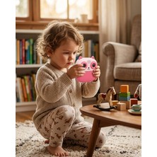 Pileli Store Sevimli Tasarımlı Baskılı Çocuk Kamerası 6 Renk Kalem 5 Kağıt Rulosu Hediyeli Eğlenceli Set