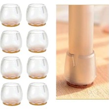 Cekar Store Sandalye Pabucu,masa,koltuk,tabure Ayak Kılıfı 8 Adet (Small)