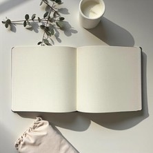 Cekar Store Fark Tanıtım Defter, Noktalı Not Defteri – Pu Deri Not Defteri – 16,5X16,5 Cm, 96 Yaprak (192 Sayfa), 90 gr Ivory Kağıt, Esnek Kapak, Ofis ve Kırtasiye (Kırık Beyaz)