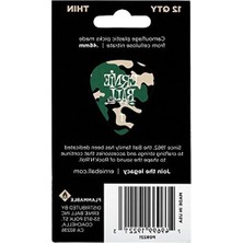 Cekar Store Ernie Ball P09221 Kamuflaj Selüloz Ince Seçtikleri, 12'li Çanta