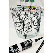 Cekar Store Vitrail Vitray Efektli Cerne Relief 20 ml Tüp, Ağızlı, Siyah