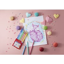 Cekar Store Faber-Castell Pastel Renkler Üçgen Boya Kalemi 12'li