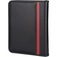 Cekar Store 5220 Ajanda Tarihsiz 14X20 Kareli 160 Yaprak Defterli Hesap Makineli Fermuarlı Organizer,siyah