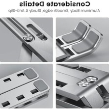 Cekar Store ST-805 10-15.6'' Alüminyum Katlanabilir Laptop Dizüstü Bilgisayar Macbook Standı