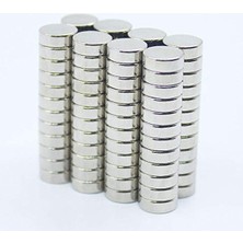 Cekar Store 50 Adet 8x3 mm Yuvarlak Güçlü Neodyum Mıknatıs (Çap 8 mm Kalınlık 3 Mm)