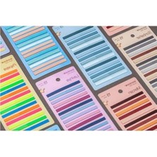 Cekar Store Manzara 15 Renkli Şeffaf Pet Index • Index Sticker • Post-It • Sticky Note