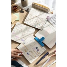 Cekar Store 2026 Haftalık Cep Ajandası 12 Aylık - Metalik Gümüş