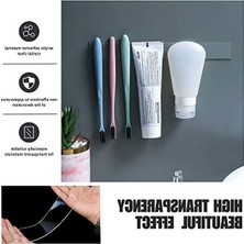 Cekar Store Yıkanabilir, Iz Bırakmayan, Çift Taraflı, Yapışkan, Şeffaf Nano Bant, Ekstra Güçlü, Kalıntı Bırakmaz, Çıkarılabilir ve Tekrar Kullanılabilir, Halı Sabitlemesi Için, Duvar Dekorasyonu, 1 Rulo, 3 Metre