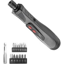 Cekar Store Pilli Vidalama Seti Aaa Pil ile Çalışır Tornavida Kullanımı Kolay ve Pratik Manyetik Pilli Tornavida Ev Için Kullanıma Uygun (S15B)