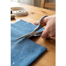 Cekar Store Smartizi 3 Adet Büyük Boy Ofis Makası - 15 cm - Paslanmaz Çelik Ev ve Iş Yeri Tipi Makas