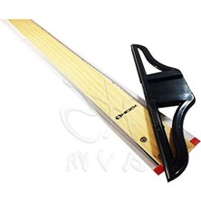 Cekar Store Ahşap T-Cetveli 90 cm (Sökülebilir Başlık, Kumaş Kılıf)