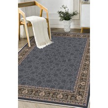 Lioara Home Klasik Modern Desen Dijital Baskılı Halı – Kaymaz Taban, Leke Tutmaz, Salon & Oturma Odası Için