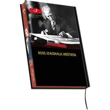 Cekar Store 2026 Atatürk Ajanda Yıllık Atatürk Ajandası Kenar Boyalı 17X24 cm