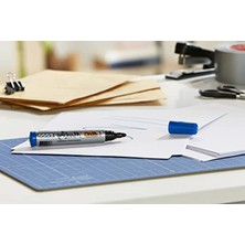 Cekar Store Bıc Intensity Marker 2000 Yuvarlak Uçlu Permanent Markör, Mavi, 12'li Kutu, 1.7 mm Sağlam Uç, Hızlı Kuruyan Mürekkep