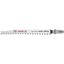 Cekar Store Bosch Professional 3x Expert ‘wood 2-Side Clean’ T 308 B Dekupaj Testere Bıçakları (Sert Ahşap Mobilya Levhası, Kontrplak, Uzunluk 117 Mm, Aksesuar Dekupaj Testeresi)
