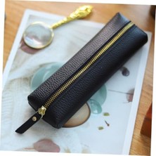 Cekar Store Kalem Kutusu, Premium Deri Malzeme, 3 Bölmeli Organizör, Öğrenci ve Ofis Çalışanları Için, Şık ve Fonksiyonel, Tüm Kalem ve Kırtasiye Malzemelerini Düzenleme Çözümü