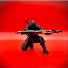 Cekar Store Ninja Kalemlik - Masaüstü Dekoratif Organizer | Ofis & Ev Için Şık Kalem Tutucu, Hediye Seçeneği - Ninja Pen Holder - Custom Desk Decoration!