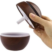 Cekar Store Orret Home 130 ml Hava Nemlendirici, Uçucu Yağ Aromaterapi Makinesi, Ev, Yatak Odası ve Ofis Için Yedi Renkli Işık ile Aroma Hava Difüzörü (Açık Kahve)