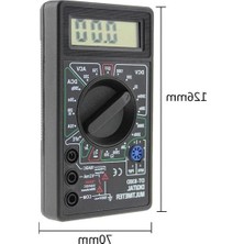 Cekar Store Orret Home Dijital Multimetre – Akım, Voltaj, Direnç Ölçer Elektrik Ölçü Aleti, Taşınabilir Dc/ac Ölçüm Cihazı, Güvenlik Sigortalı Tester, LCD Ekranlı Multimetre