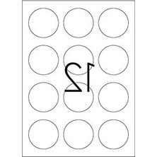 Cekar Store TW-2160 60 mm Laser Etiket 100 Adet