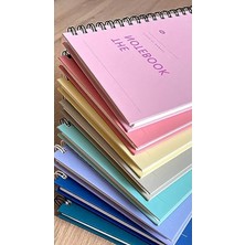 Cekar Store Fark Tanıtım Sert Mukavva Kapaklı Spiralli 80 Yaprak Çizgisiz A5 Not Defteri, Not Defteri, Okul Defteri, 8 Farklı Renk Seçeneği, Ofis Için Ideal, Planlayıcı (Baby Pink Kapak Rengi)