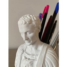 Cekar Store Jül Sezar Dekoratif Kalemlik Masa Dekor