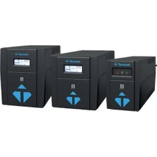 Tescom 1500VA Leo+ LEO1500AP Modem Protect LCD Ekran Line Interactive Ups