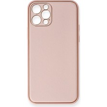 Colezium  Iphone 12 Pro Kılıf Co Deri  Kapak - Pembe