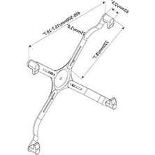 Cekar Store Vesa Yuvası Olmayan Monitörler Için Vesa Adaptörü