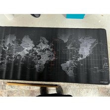 Cekar Store Kuzey's Büyük Boy 88X40 Xxl Dünya Desenli Mouse Pad Kauçuk Kaymaz Alt Taban, Yumuşak Kumaş Oyuncu Mousepad, Bilgisayar ve Dizüstü, Notebook Uyumlu 88 40