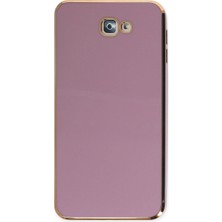 Colezium  Galaxy J7 Prime Kılıf Volet  - Mor