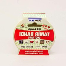 Cekar Store Vodaseal Çok Amaçlı Tamir Bandı, 50MMX25MT, Beyaz