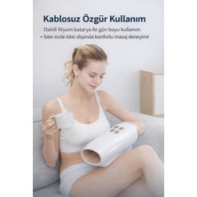 Novarex Global Isıtmalı El Masaj Cihazı 38°c Hava Basınçlı Şarjlı Masaj Aleti