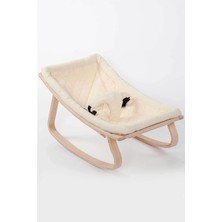 Babycom Bej Naturel Ahşap Sallanır Ana Kucağı