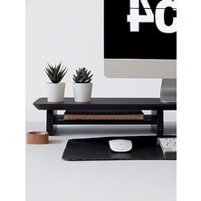 Cekar Store Bilgisayar Yükseltici, Monitör Standı, Ahşap Ekran Yükseltici (Ceviz)