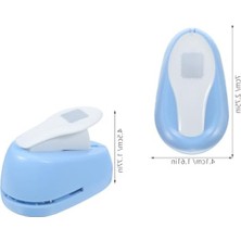 Cekar Store Postage Stamp Square Paper Punch Portable Handheld Embossing Tool For Dıy Scrapbooking Card Making And Paper Crafting With Wide Compatibility