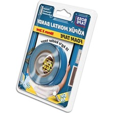 Cekar Store Çift Tarafli Köpük Aksesuar Montaj Bandi 15 Kg, 19 mm x 2 Metre Boyut